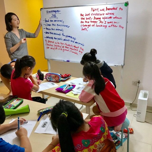Punggol Creative Writing Pri 3 class small group class Primary English Tuition Centre